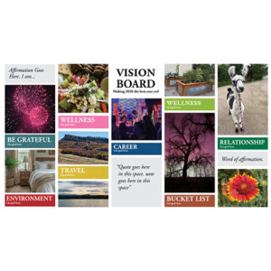 Simple Colorful Vision Board